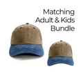 Hat Dad Hat + Hat Kids Hat Matching Bundle By Dad Brand