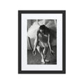 Poised Elegance – Black & White Ballet Framed Art Poster #2 (21.5" H x 17.5" W)