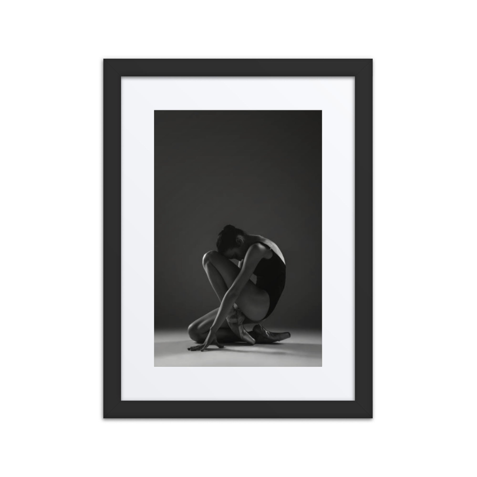 Poised Serenity | Dance-Art Framed Poster #15 (21.5" H x 17.5" W)