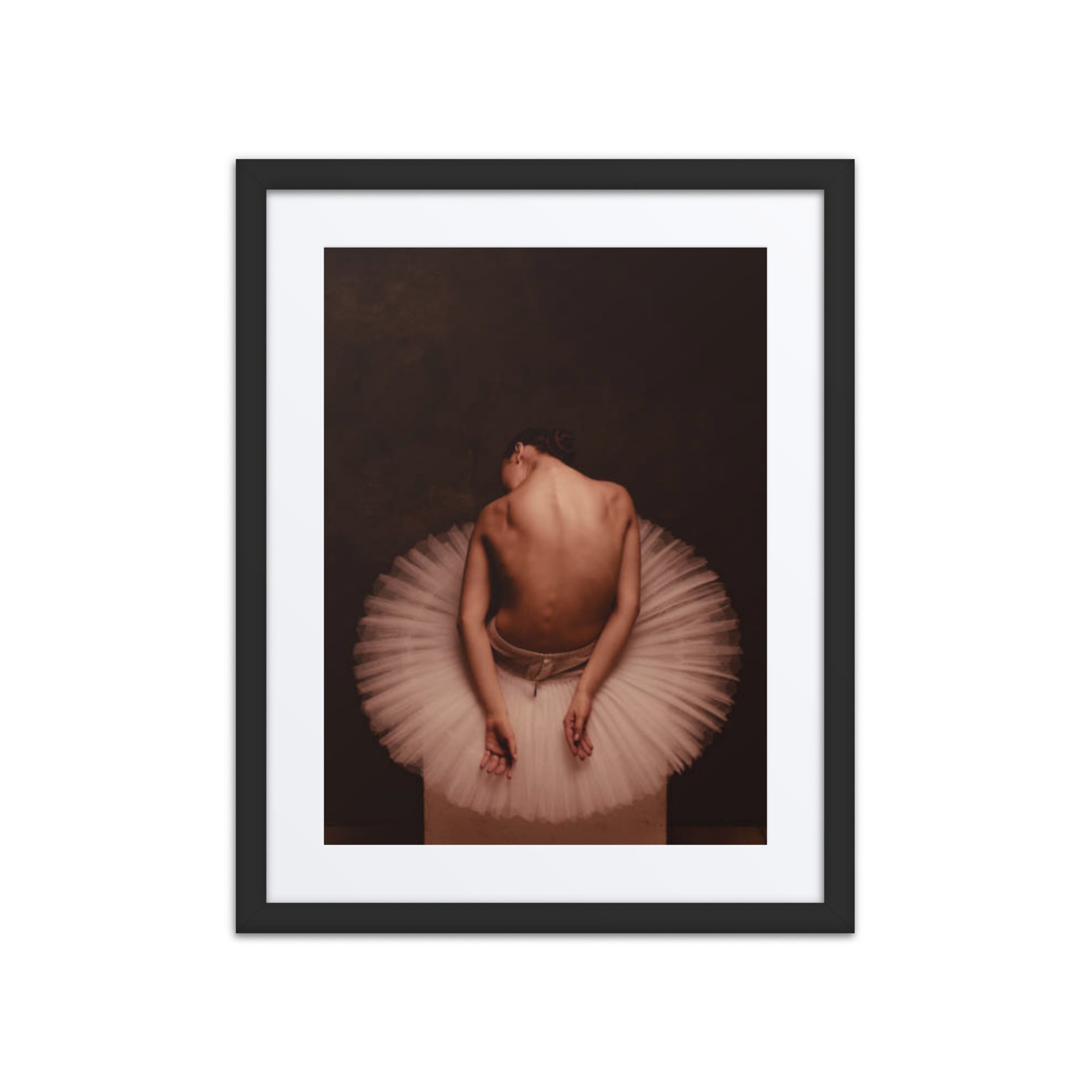 Blooming Silence | Dance-Art Framed Poster #95 (25.5" H x 21.5" W)