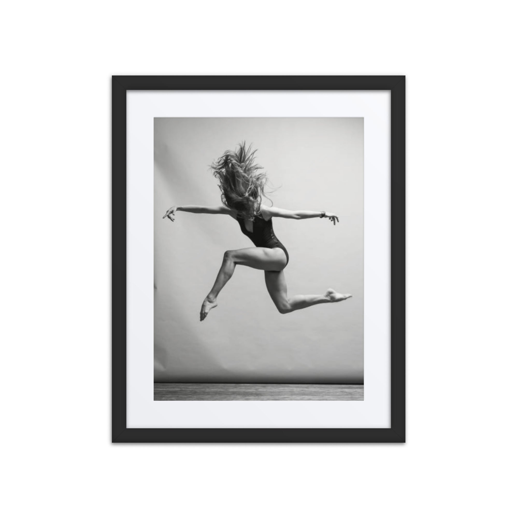 Incognito Leap | Dance-Art Framed Poster #96 (25.5" H x 21.5" W)