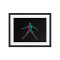 Fluorescent Leap | Dance-Art Framed Poster #100
