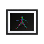 Fluorescent Leap | Dance-Art Framed Poster #100