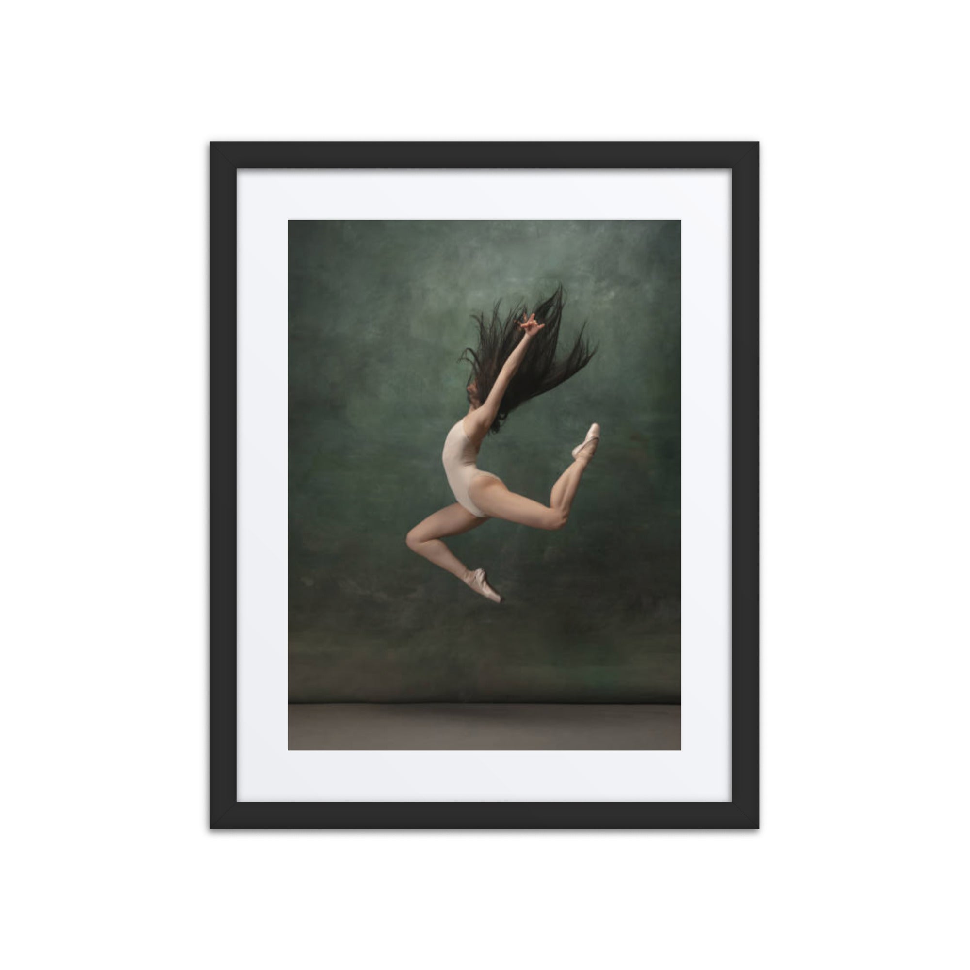 Leap of Grace | Dance-Art Framed Poster #86 (25.5" H x 21.5" W)