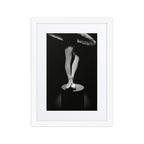 Graceful Motion – Black & White Ballet Framed Poster #6 (21.5" H x 17.5" W)
