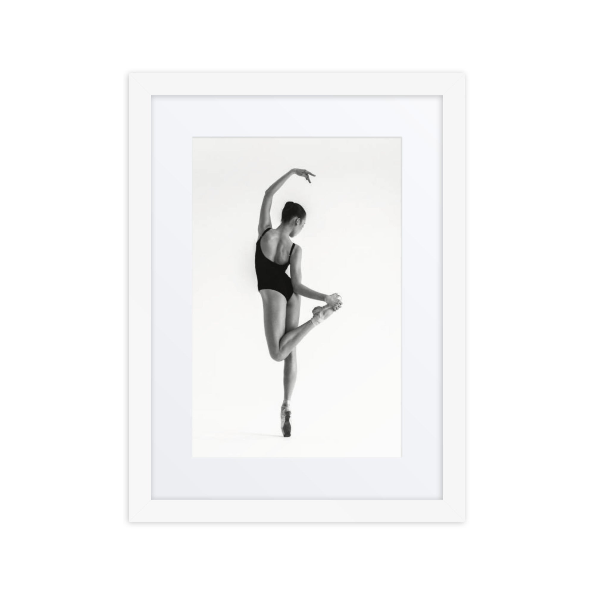 Poised Ascent | Dance-Art Framed Poster #16 (21.5" H x 17.5" W)