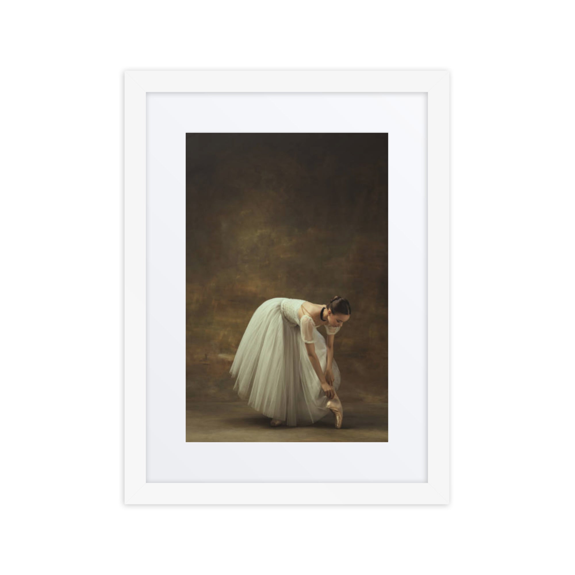 Prelude to Elegance | Dance-Art Framed Poster #29 (21.5" H x 17.5" W)