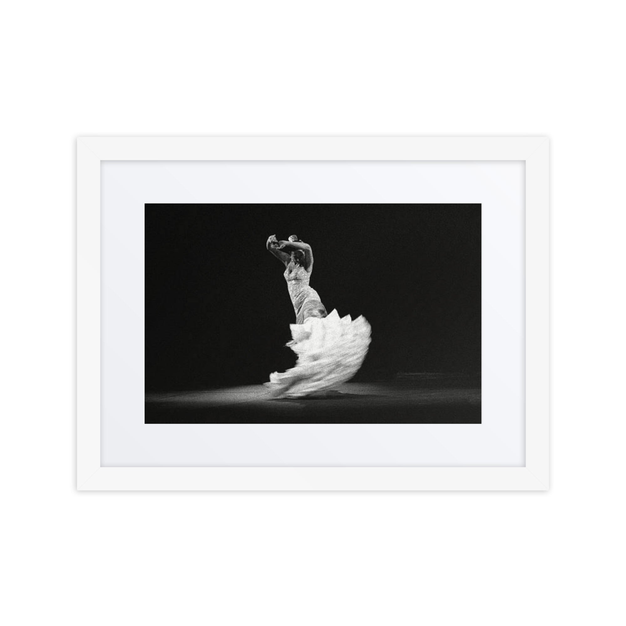 Flamenco Moment | Dance-Art Framed Poster #32 (17.5" H x 21.5" W)