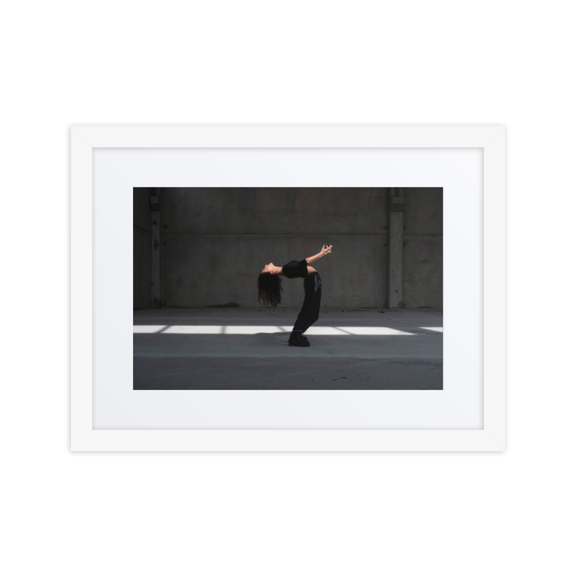 Industrial Cambré | Dance-Art Framed Poster #38 (17.5" H x 21.5" W)