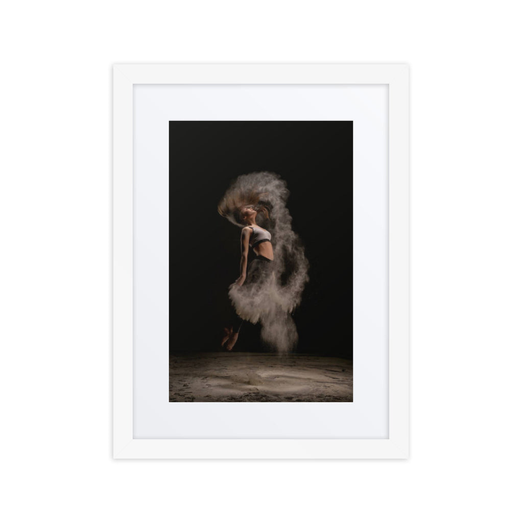Dust in Motion | Dance-Art Framed Poster #44 (21.5" H x 17.5" W)