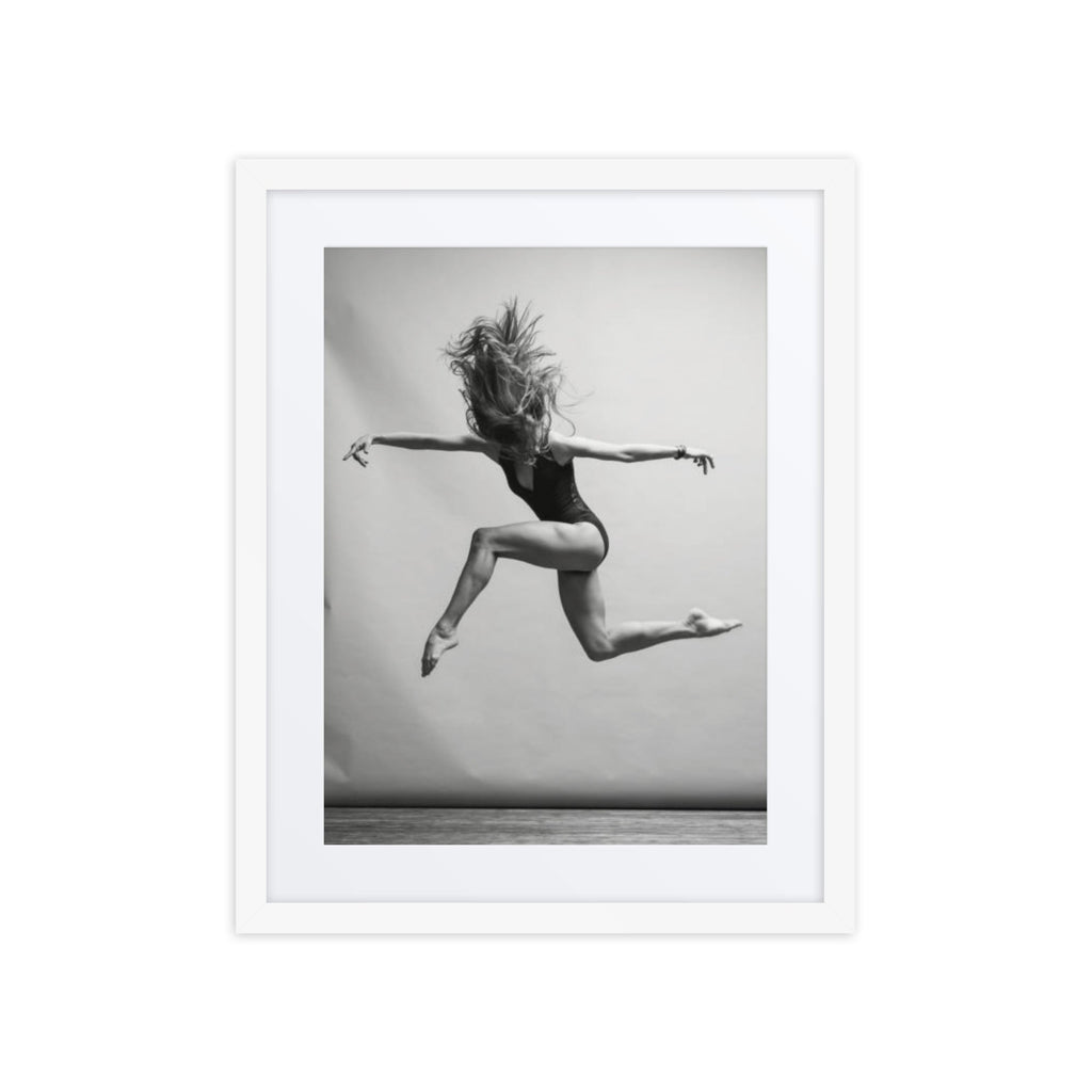 Incognito Leap | Dance-Art Framed Poster #96 (25.5" H x 21.5" W)