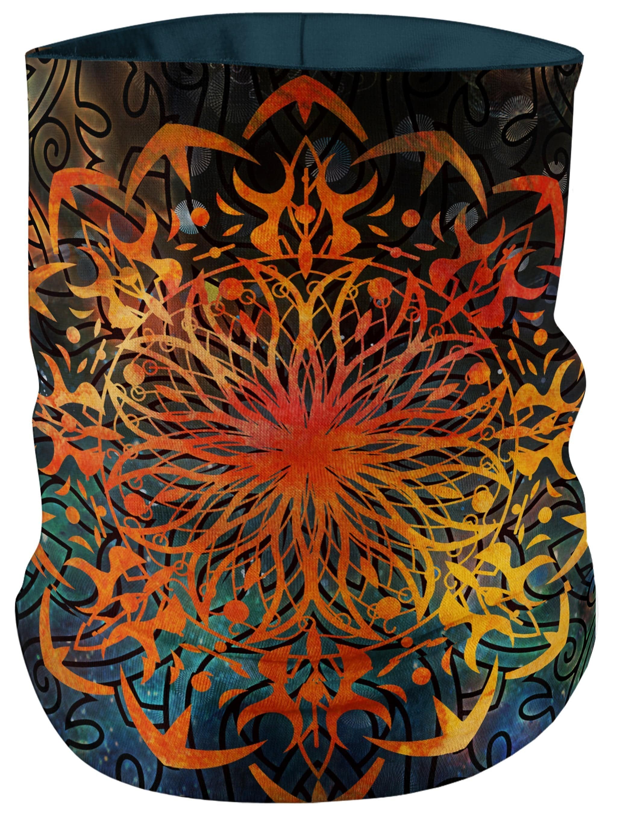 Fire Ornament Bandana Mask