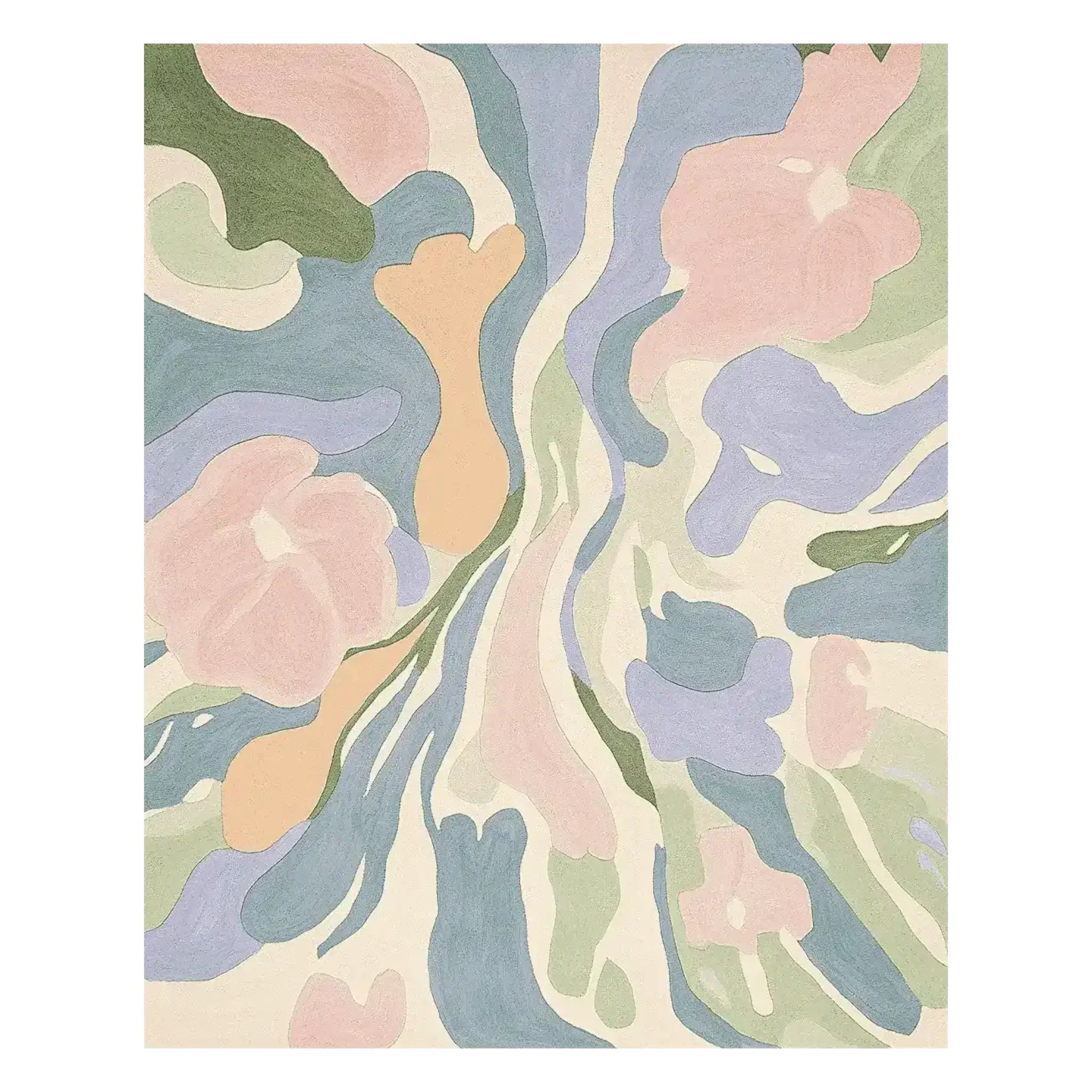 Meadow Veil Bloom Hand Tufted Rug