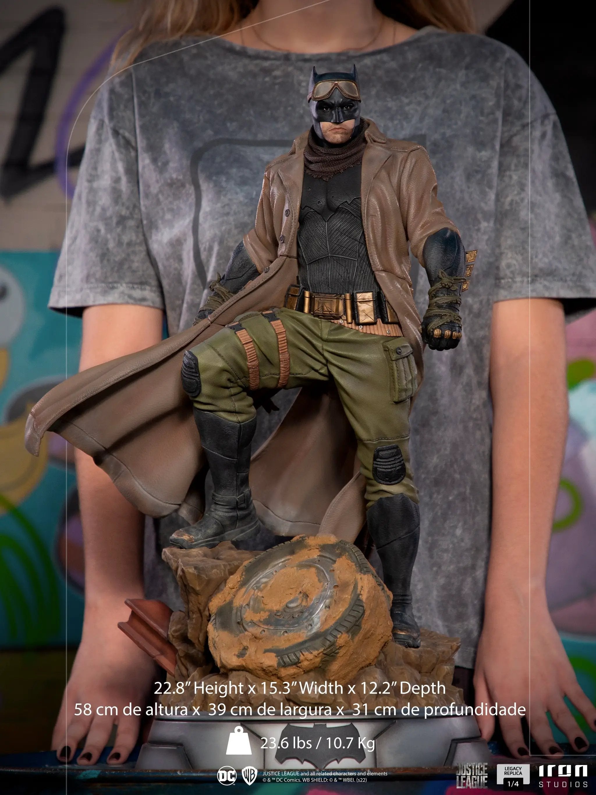 Statue Batman Knightmare - Zack Snyder's Justice League - Legacy Replica 1/4 - Iron Studios