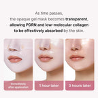 Medicube - Mascarilla en Gel de Colágeno Rosa con PDRN – Hidratación, Regeneración y Luminosidad