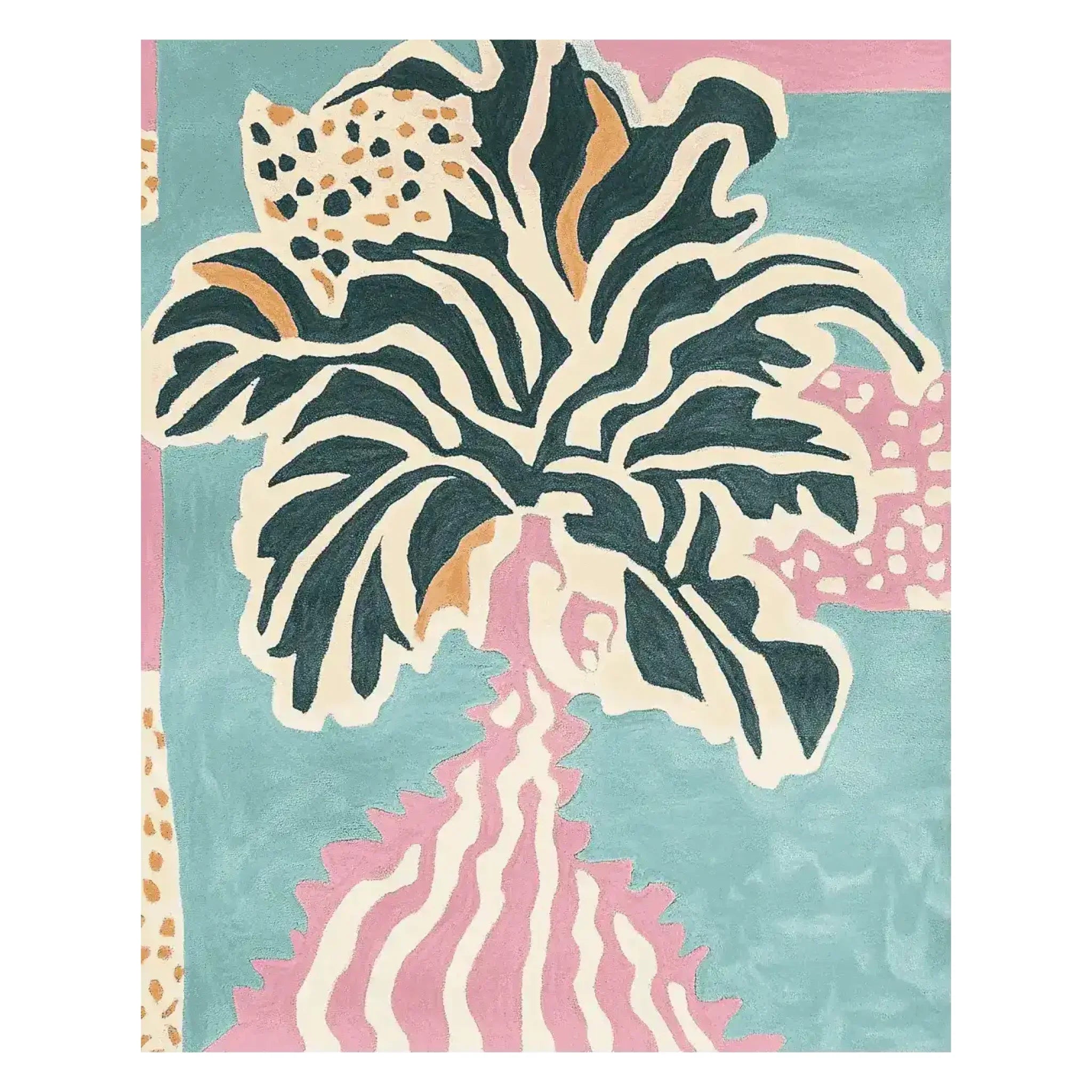 Melting Floral Cloud Hand Tufted Rug