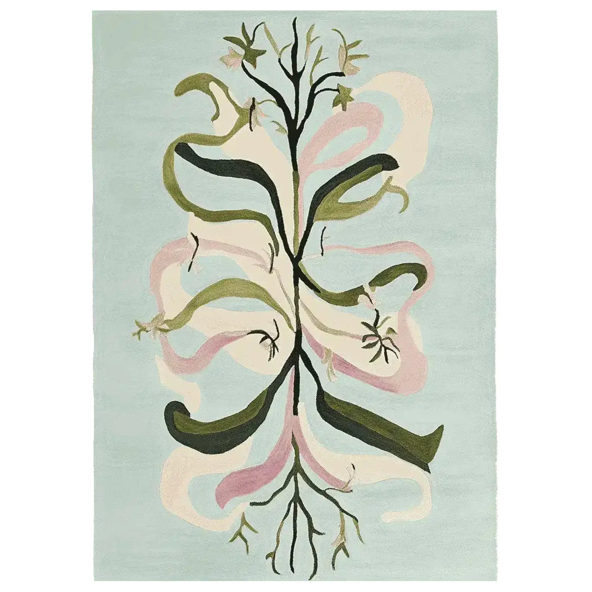 Merry Woodland Twirl Hand Tufted Rug