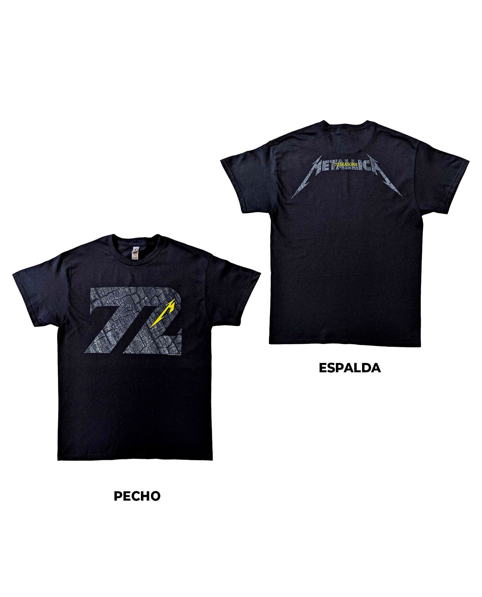 Metallica - Camiseta "72 Seasons Charred Logo" Unisex