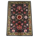 Midnight Bloom Mosaic Hand Tufted Rug 4 x 6 ft