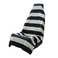 Sprints Midnight Boardwalk Stripe Car Seat Cover Towel w/ Snaps