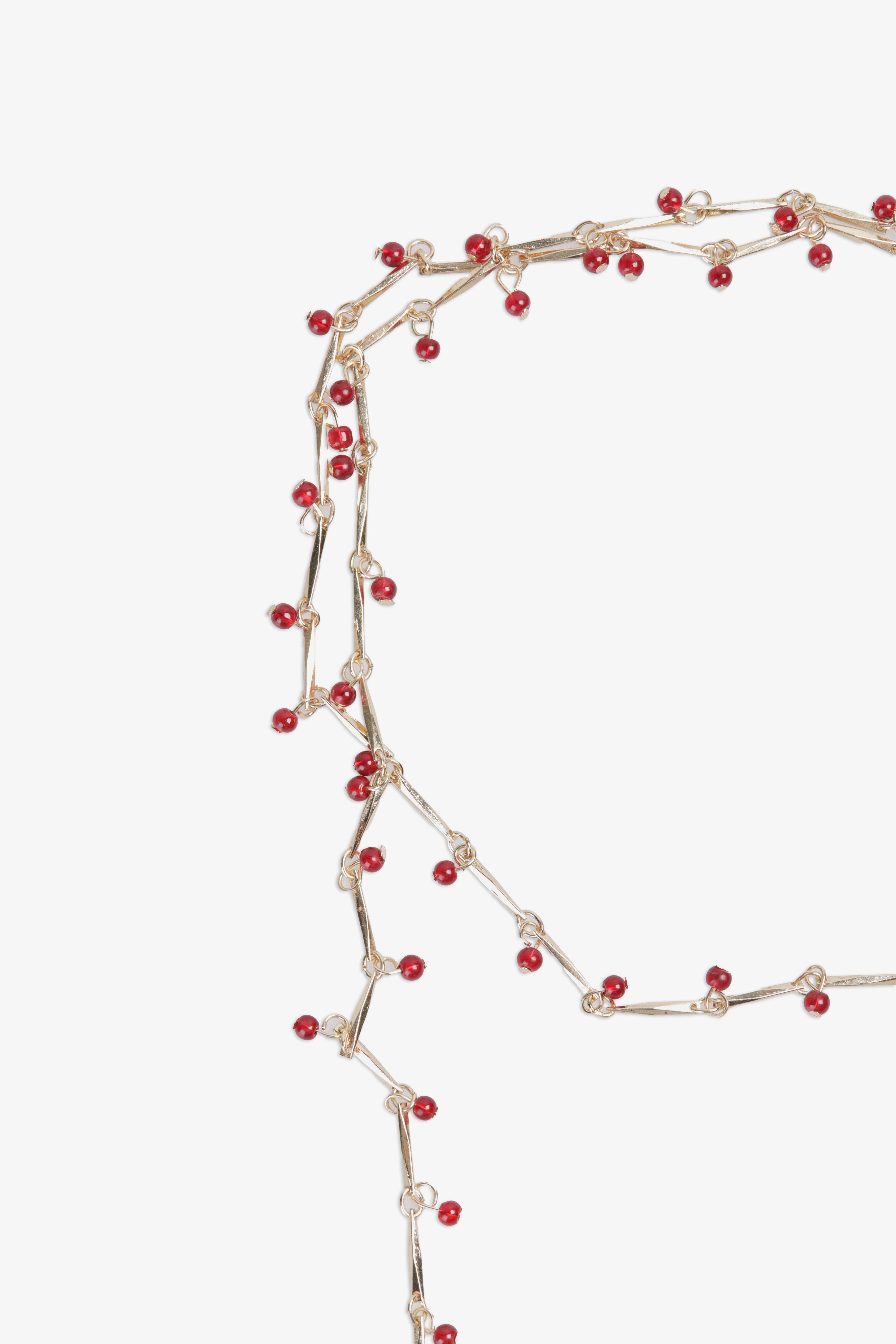 COLLAR PRUNE BURDEOS