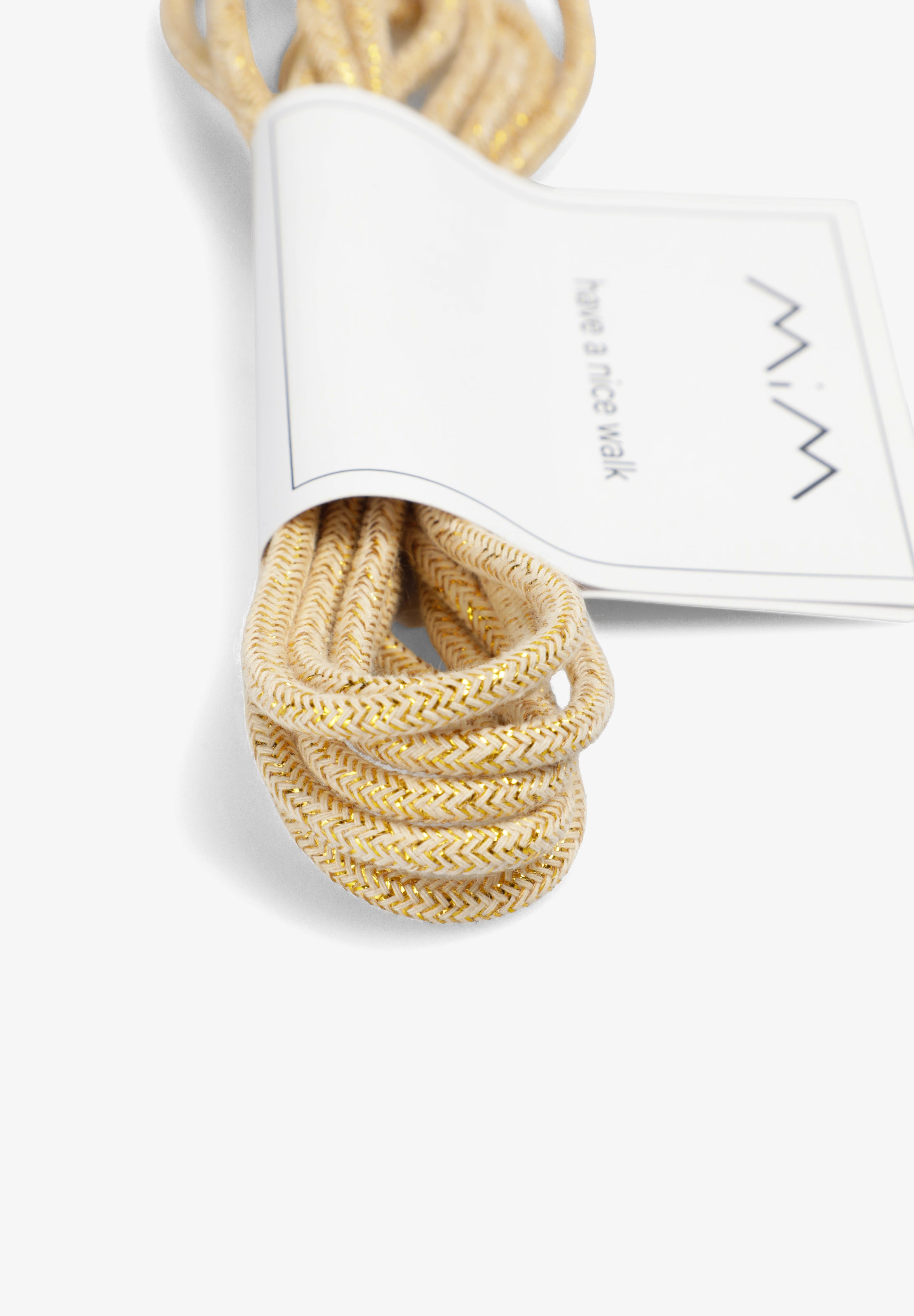 CORDONES DORADO GLITTER