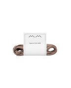 CORDONES RAYAS CHOCOLATE