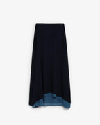 FALDA MEG AZUL MARINO