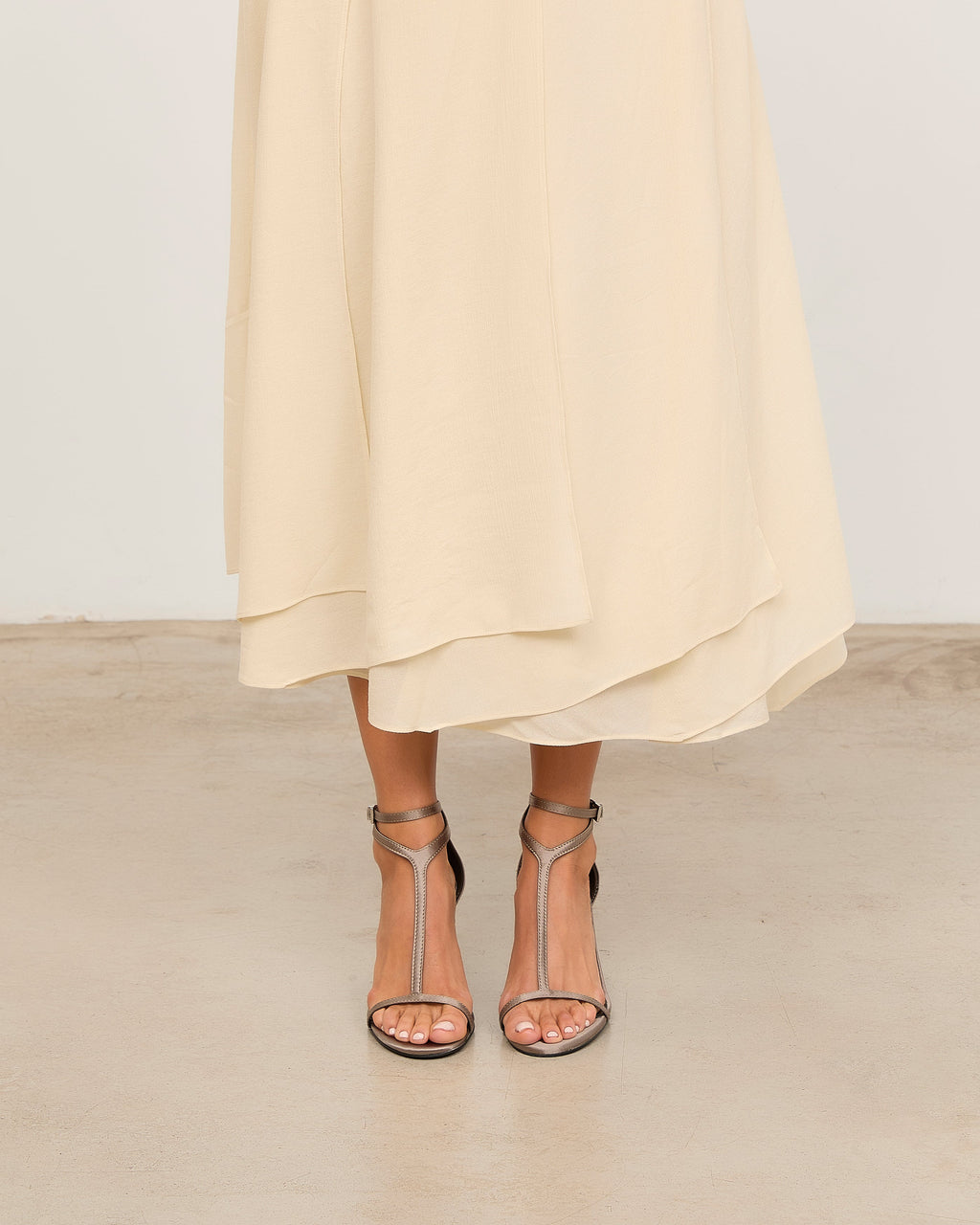 EDNA GRIS SATIN