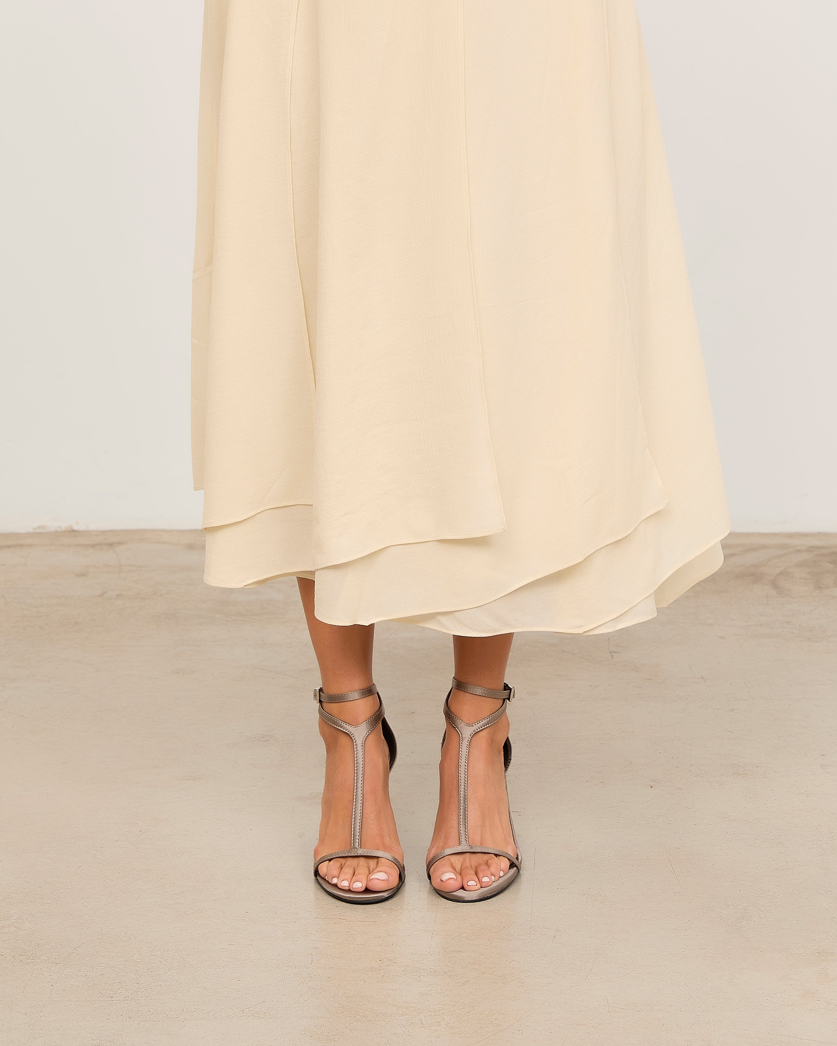 EDNA GRIS SATIN
