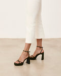 GRETA OLIVA SATIN