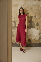 VESTIDO MANU BURDEOS