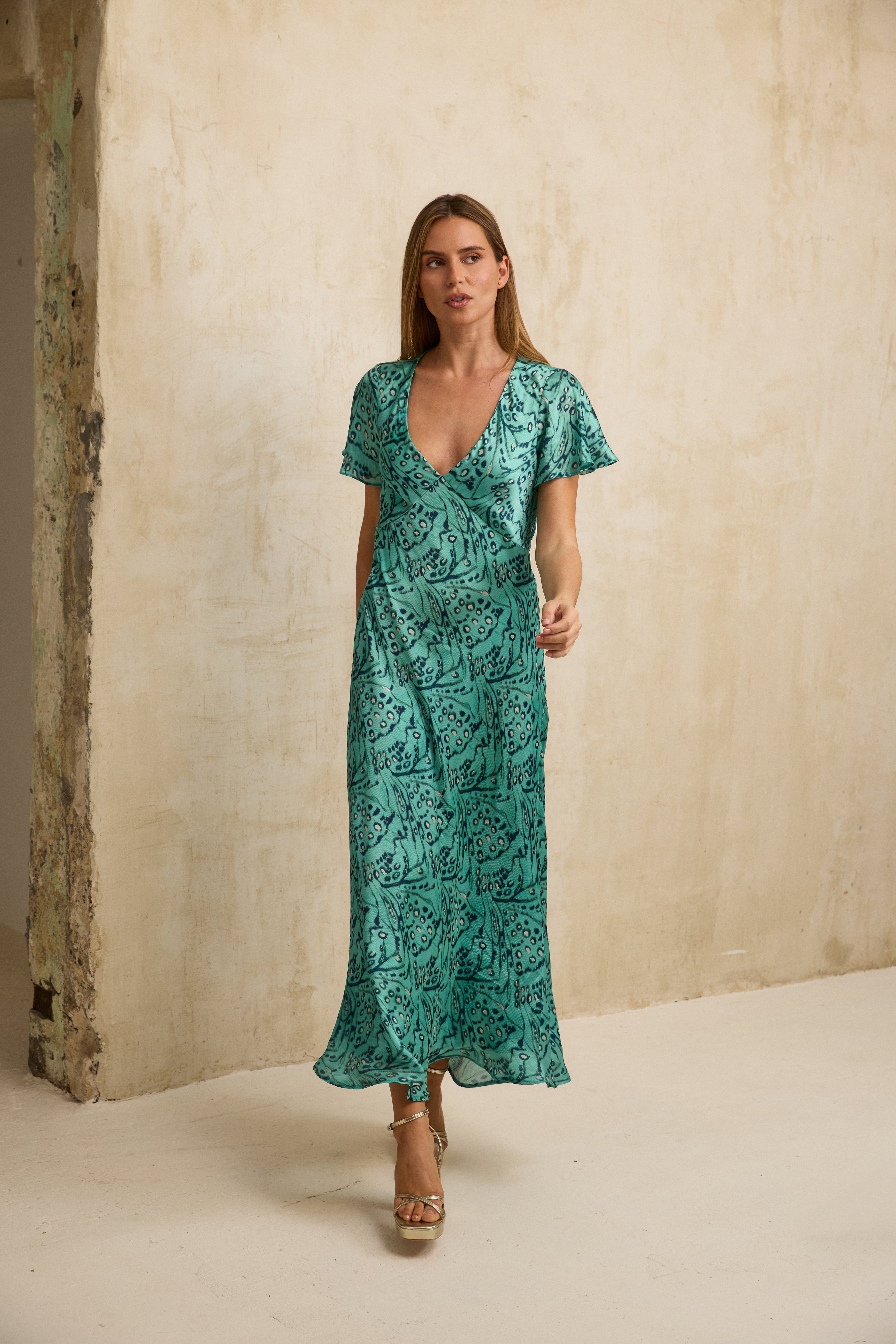 VESTIDO PALERMO TURQUESA