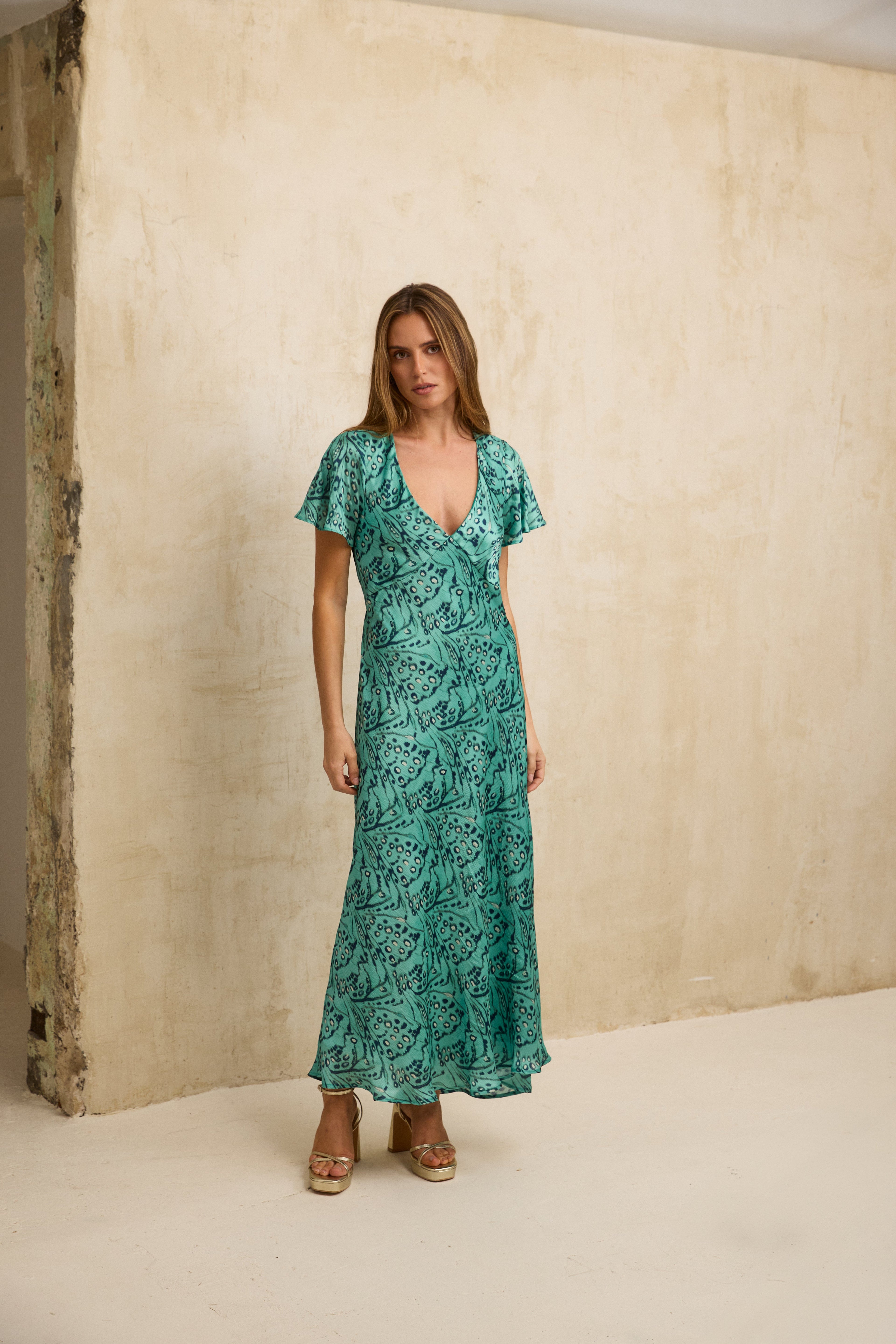 VESTIDO PALERMO TURQUESA