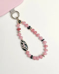 Mini Minou Phone Charm in Rose Quartz