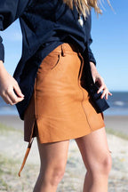 FALDA CRAWFORD MINI  - CAMEL
