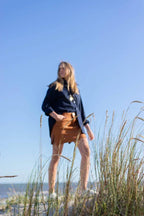 FALDA CRAWFORD MINI  - CAMEL
