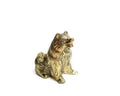 Miniature Dog Solid Brass Sculpture