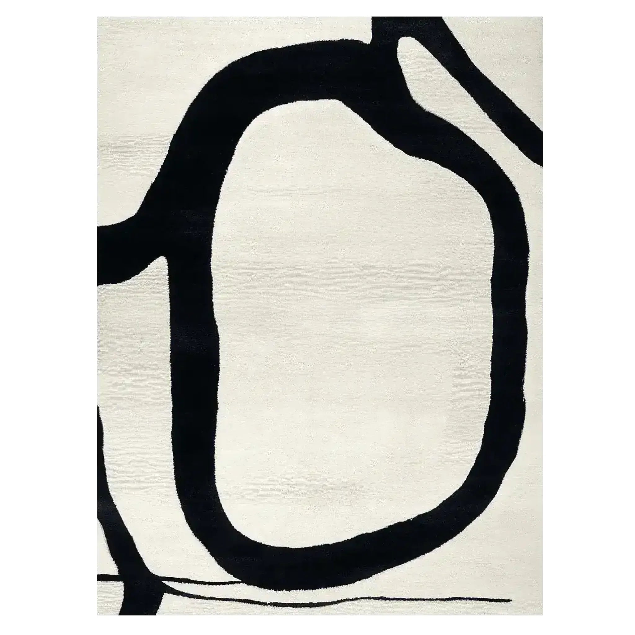 Minimal Sketch Flow Hand Tufted Rug