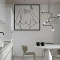Minimalist Female Body Wall Decor