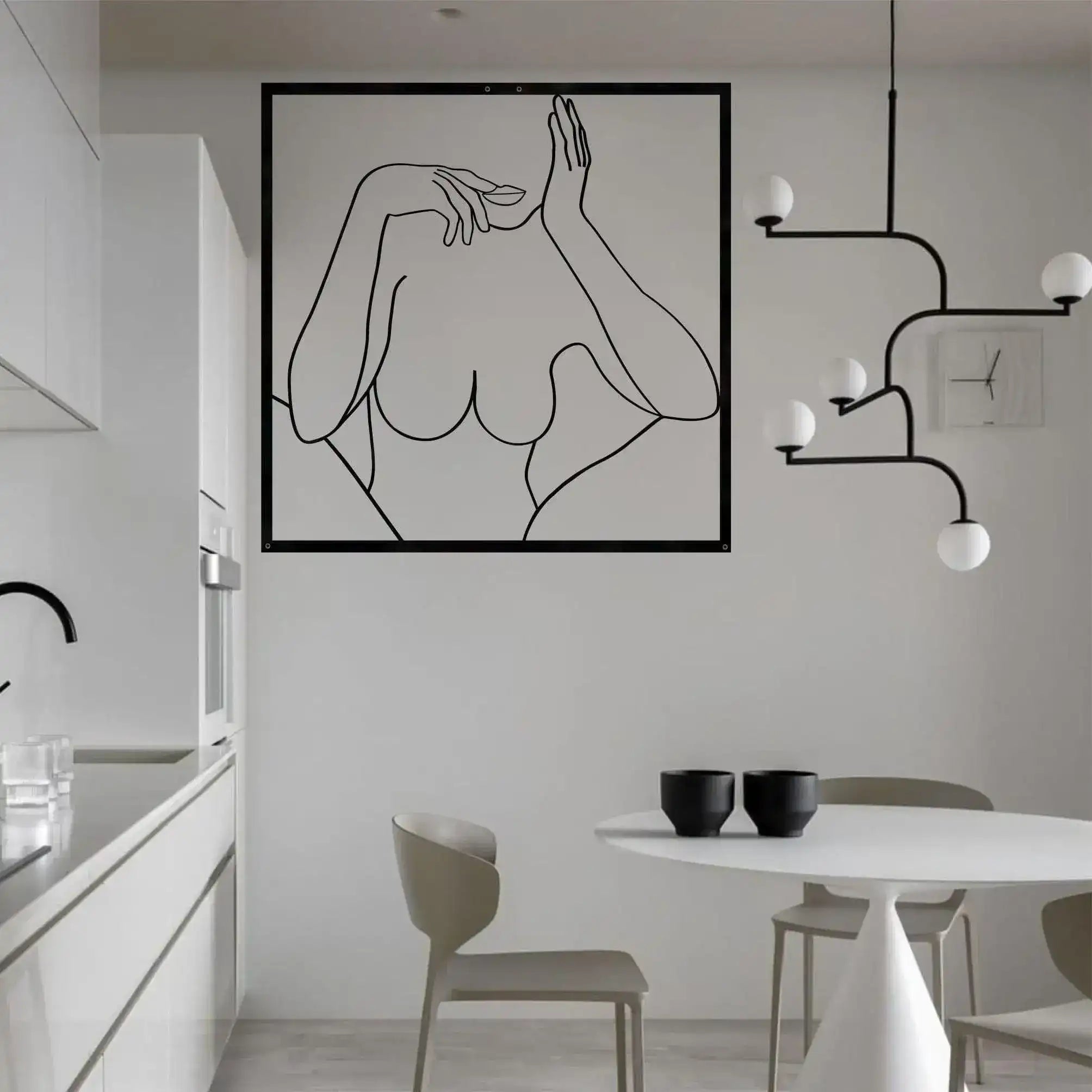 Minimalist Female Body Wall Decor