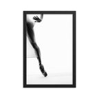 Minimalist Pointe | Dance-Art Framed Poster #7 (19.5" H x 13.5" W)