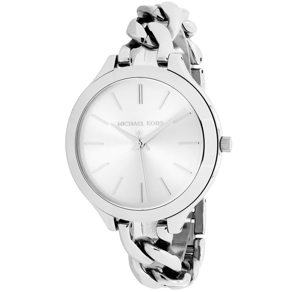 Michael Kors Slim Runway Watch — Silver