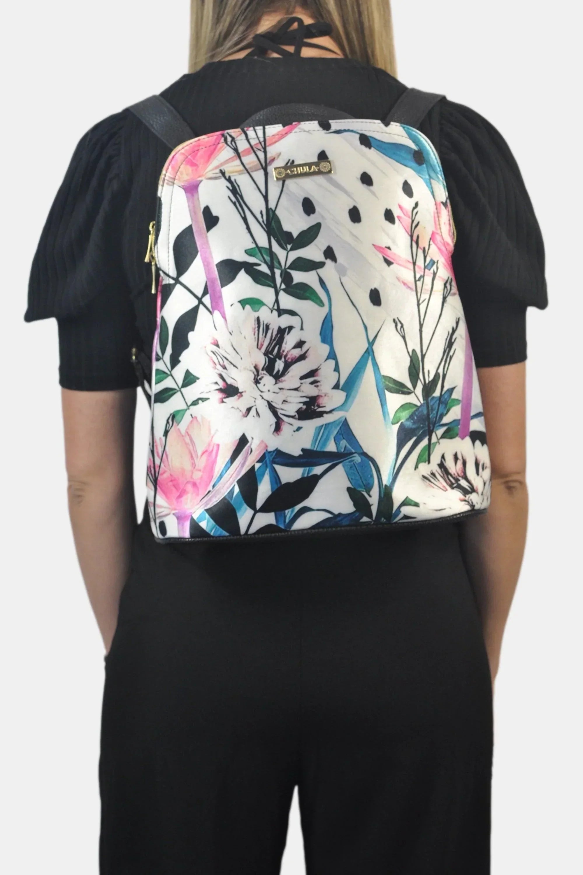 Mochila de Mujer y Bolso de hombro grande BagPack Primavera | CHULA Tulum