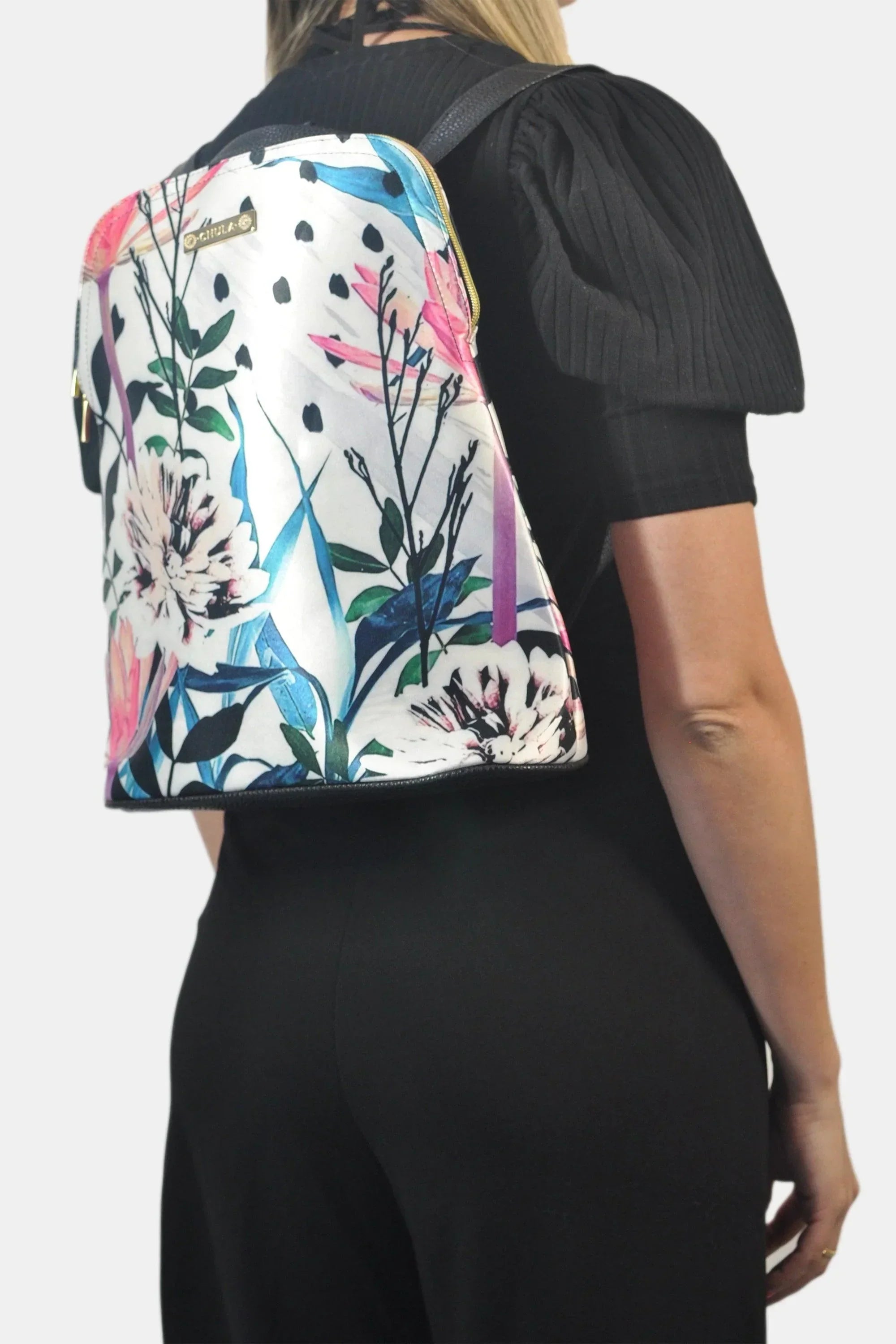 Mochila de Mujer y Bolso de hombro grande BagPack Primavera | CHULA Tulum