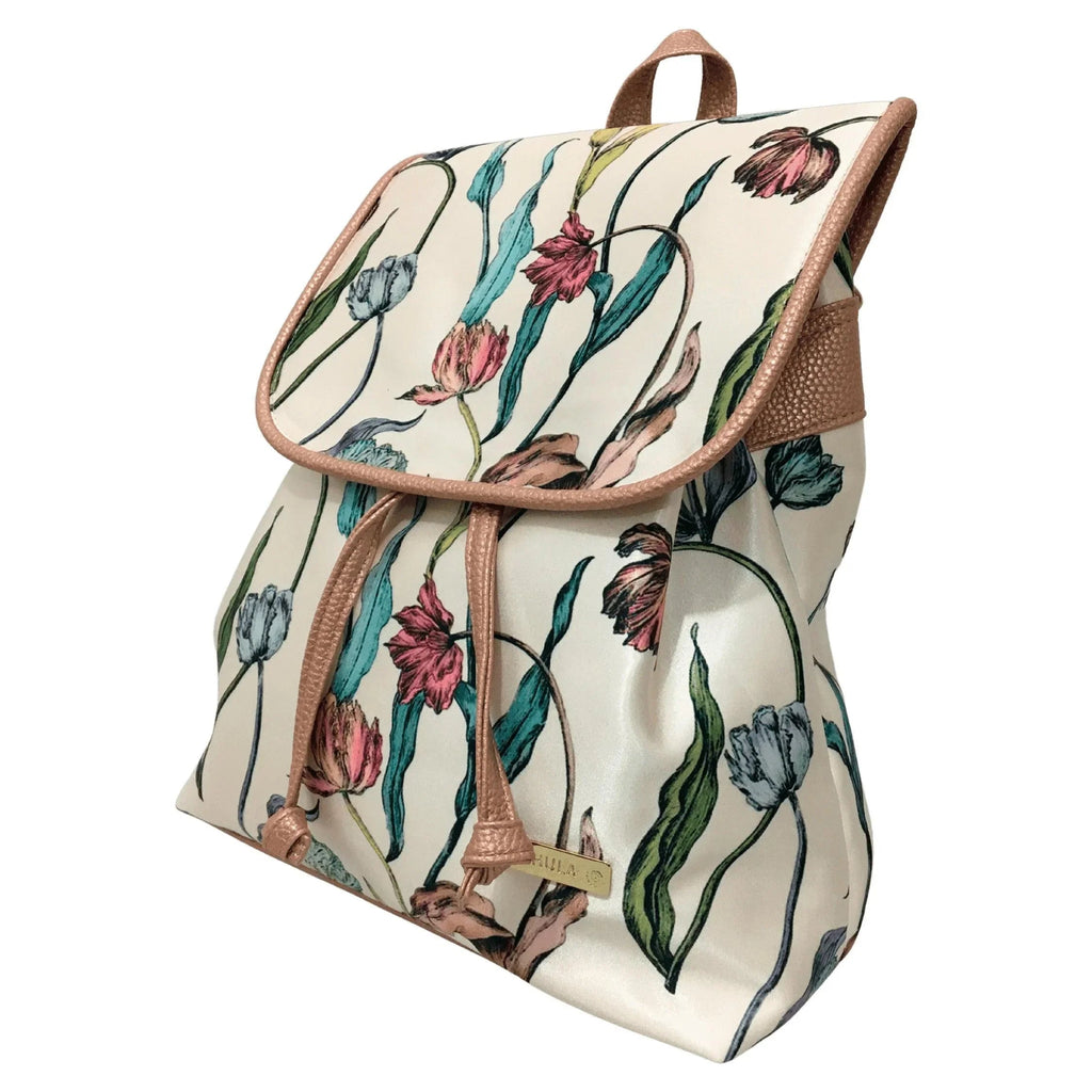 Mochila de Mujer grande BagPack Celine Flores Peonia | CHULA Tulum
