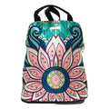 Mochila de Mujer y Bolso de hombro grande BagPack Mándalas Love Flower | CHULA Tulum