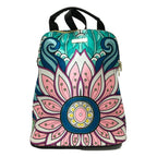 Mochila de Mujer y Bolso de hombro grande BagPack Mándalas Love Flower | CHULA Tulum
