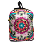 Mochila de Mujer y Bolso de hombro grande BagPack Mandala Arcoíris | CHULA Tulum