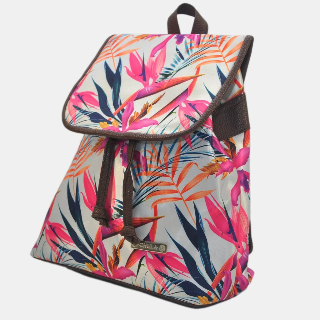 Mochila de Mujer grande BagPack Celine Paraíso de Orquídeas | CHULA Tulum